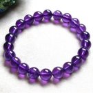 8mm Uruguay Amethyst bracelet Feng Shui Free Gift Zi Wei Dou Shu Fortune-telling