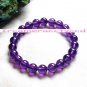 8mm Uruguay Amethyst bracelet Feng Shui Free Gift Zi Wei Dou Shu Fortune-telling