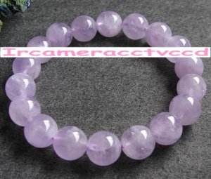 10mm Madagascar Amethyst bracelet Feng Shui Free Gift Zi Wei Dou Shu Fortune-telling