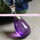 Amethyst pendant silver necklace Feng Shui Free Gift Zi Wei Dou Shu Fortune-telling
