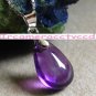 Amethyst pendant silver necklace Feng Shui Free Gift Zi Wei Dou Shu Fortune-telling