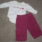 OLD NAVY Girls 2pc Set  0-3M NB
