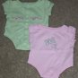 GARANIMALS Girls 2pc Onesie Set  0-3M NB