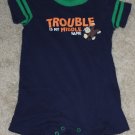 CARTER'S Boys Dark Blue Monkey Romper 18M