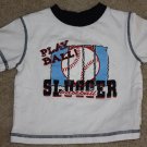 OKIE-DOKIE Boys White Baseball TShirt 18M