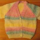 multi coloured cardie