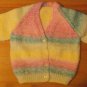 multi coloured cardie
