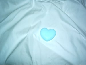 Peppermint Scented Heart Shaped Soap 2 Oz