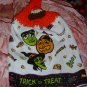 BUTTONLESS TRICK OR TREAT Halloween crochet top towel