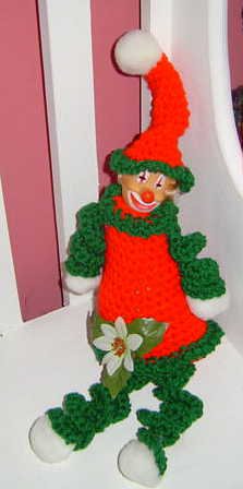 crochet CARLY CHRISTMAS CLOWN