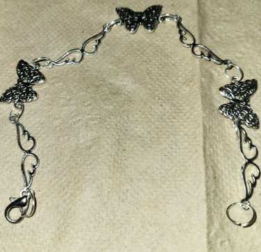 Silver Butterflies Bracelet