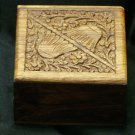 Hand Carved Jewelry Box from India