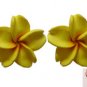 Yellow & Orange Tropical Flower Earrings