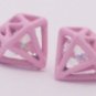 Korean Style Diamond Shaped Stud Earrings