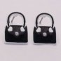 Korean Style Handbag Heart Pattern Stud Earrings