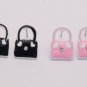 Korean Style Handbag Heart Pattern Stud Earrings