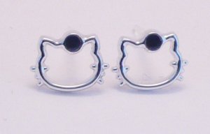 Korean Style Hello Kitty Stud Earrings