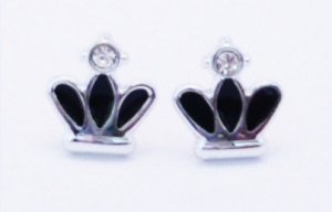 Korean Style Crown Princess Stud Earrings