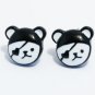 Korean Style Pirate Bear Stud Earrings