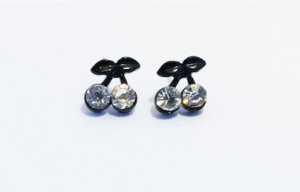 Korean Style Cherry Stud Earrings