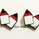 Kitsch Colour Pencil/Pen/Crayon Stud Rock Earrings