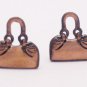 Korean Style Silver Handbag/Clutch Stud Earrings