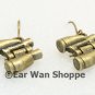 ♥ Handmade Brass Binoculars Glasses Drop Earrings♥
