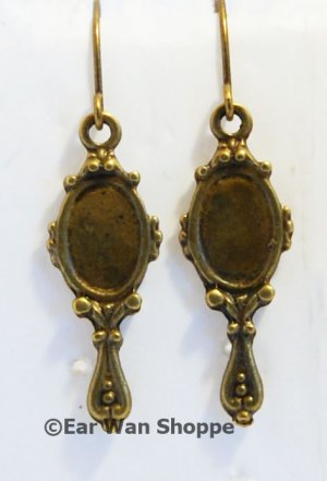&acirc;�&yen;Vintage Mirror Drop Earrings&acirc;�&yen;