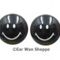 Smiley Face Multi Colour Resin Hypo Earrings 2 pairs