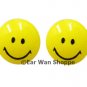 Smiley Face Multi Colour Resin Hypo Earrings 2 pairs
