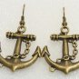 ♥Handmade Vintage Nautical Giant Anchor Drop Earrings♥