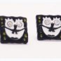Funky Square Pants Sponge Bob Stud Earrings