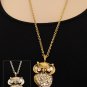 "whooty" the owl Gold/Silv & Diamonds Accents!!!
