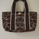 Coach Brown Small Tote Handbag