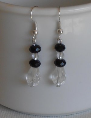 Black & Clear Crystal