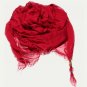 Red Cotton Scarf