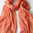Orange Silk Scarf