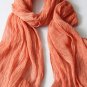 Orange Silk Scarf