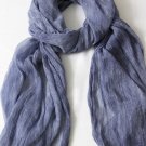 Purple Silk Scarf