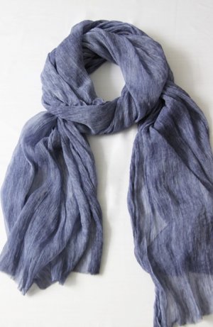 Purple Silk Scarf