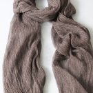 Charcoal Silk Scarf