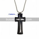 Cross Necklace with Hidden Camera + Digital Video Recorder (2GB)