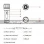 Waterproof All Metal Helmet Sport Camera with 2G Memory Card