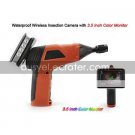 Waterproof Wireless Insection Camera with 3.5 Inch Color Monitor