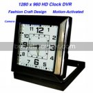 Clock with HD Motion Activated Hidden Camera+Video Recorder