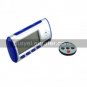 Digital Alarm Clock with Hidden Surveillance Camera (Blue)