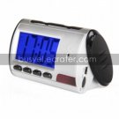 Digital Talking Clock with Hidden Security Camera + Motion Sensor