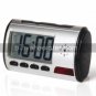 Digital Talking Clock with Hidden Security Camera + Motion Sensor