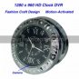 HD 1280x960 Clock Style Digital Video Recorder, Motion-Activated, Hidden Pinhole Color Camera