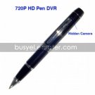 1280x720 HD Spy Pen Digital Video Recorder with 4G Memory and Switchable Lens CoverPin Hole Camera